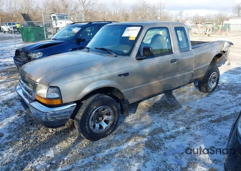 2000 Ford Ranger Xl/Xlt from USA, damaged, VIN 1FTYR14V0YTA60665